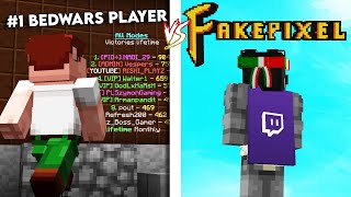 Destroying a FAKE Hypixel Replica Server With The 1 Bedwars Player [upl. by Ala]