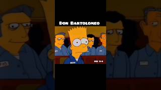 Don Bartolomeo 🎩 thesimpsons bartsimpson humor shorts shortsfeed shortsviral [upl. by Jenilee]