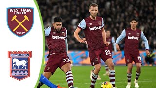 West Ham vs Ipswich Town  Extended Highlights amp All Goals 2024 HD [upl. by Cheslie]