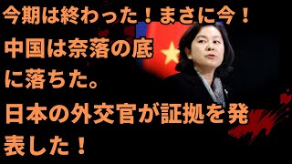 まさに今！中国は奈落の底に落ちた。日本の外交官が証拠を発表した！雲の向こうは、いつも青空。 2024年08月10日 [upl. by Frants689]