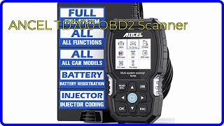 REVIEW 2024 ANCEL TD700 OBD2 Scanner ESSENTIAL details [upl. by Hairahs]