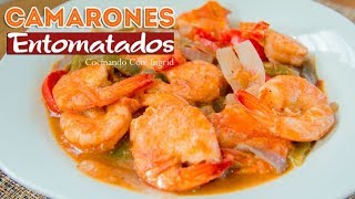 COMO HACER CAMARONES ENTOMATADOS [upl. by Readus203]