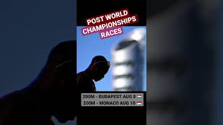 POST WORLD CHAMPS RACES 🇲🇨🇭🇺  2022 Track amp Field Schedule kingsleytv [upl. by Sulokcin]