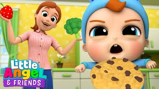 The Flavor Song with Baby John  Vegetables and Cookies  LittleAngel And Friends Kid Songs [upl. by Taite]