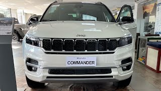 💥JEEP COMMANDER OVERLAND TURBO DIESEL 2023 tração 4x4 e 7 lugares com luxo veja [upl. by Suravaj205]