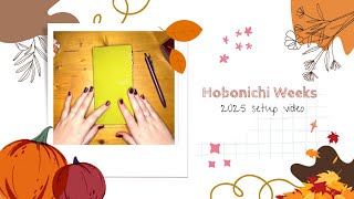 Hobonichi weeks 2025 setup video [upl. by Severn]