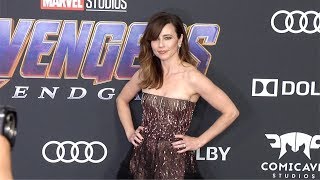 Linda Cardellini quotAvengers Endgamequot World Premiere Purple Carpet [upl. by Janeen]