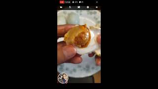 Cassies💞Channel is live SALTED DUCK EGGS CRACKING PEELING YUMMY TRENDING VIRALVIDEO DUCKEGGS [upl. by Lamprey525]