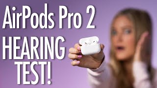 AirPods Pro 2 hearing test and ear protection demo [upl. by Ennirak]