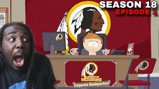 CARTMAN BECOMES OWNER OF THE REDSKINS  South Park  Season 18  Episode 1 [upl. by Dlorad]