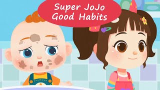 Super JoJo Good Habits  Lets Develop Hygiene Diet and Sleep Habits with JoJo  BabyBus Games [upl. by Terryl74]