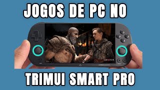 JOGOS DE PC NO TRIMUI SMART PRO  CONHEÇA O MOONLIGHT [upl. by Enimasaj]