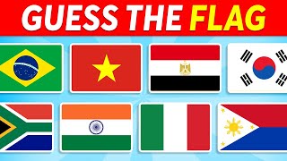 🚩 Guess the Country by the Flag 🌍  World Flags Quiz 🧠🤯 [upl. by Shivers]