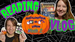 Reading Halloween Books amp Watching Tons of Horror Movies  Cozy amp Chatty October Vlog [upl. by Jacobsohn708]