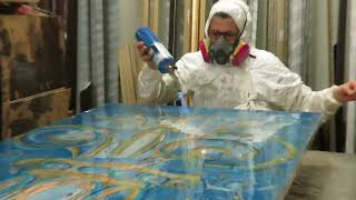 Diptych Epoxy Pour [upl. by Cardew]