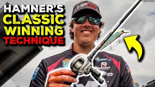 Bassmaster Classic Winning Ways  Fishing Jerkbaits with Justin Hamner [upl. by Eckardt]