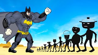 Evolution Of BATMAN Vs Evolution Of MONSTER RADIATION  Returning From The Dead SECRET  FUNNY [upl. by Andrel922]