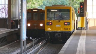 UBahn Berlin UBahnhof Nollendorfplatz U1 U2 U3 U4 alle Kleinprofillinien [upl. by Ailaza712]