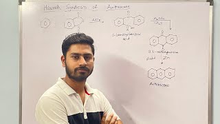 Haworth synthesis of Anthracene [upl. by Yatnod548]