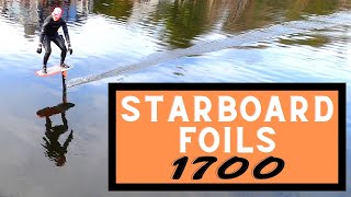 Hydrofoil Product Review  Starboard Foils EType 1700 for Lake Foil Surfing amp Hydrofoil Surfing [upl. by Siraj914]