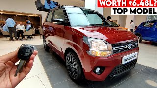 Maruti Suzuki Wagon R ZXI Plus Top Model 2022 On Road Price Features Interior and Exterior Review [upl. by Gargan]