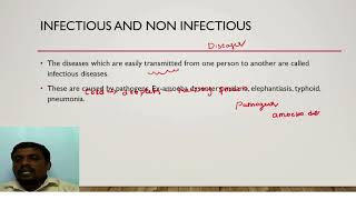 Infectious and noninfectious diseases [upl. by Ehr]