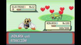 POKEMON EMERALD  NINJASK  ATRACCIÓN  ATTRACT [upl. by Amethist]