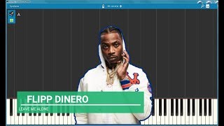 Flipp Dinero Leave Me Alone  Piano Tutorial [upl. by Nievelt]