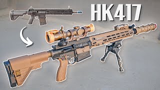 HK417 비비탄 가스건 꾸며주기 [upl. by Alleunam]