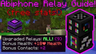 Skyblock Abiphone Relays Full Guide Hypixel Skyblock [upl. by Higbee997]