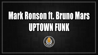 Mark Ronson ft Bruno Mars  Uptown Funk Karaoke With Lyrics [upl. by Levram621]