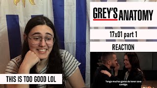 Greys Anatomy 17x01 All Tomorrows Parties REACTION 12 [upl. by Ynobe588]