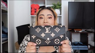 Louis Vuitton Felicie pochette empreinte monogram 8 MONTHS LATER  WEAR AND TARE [upl. by Nettle]