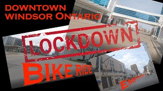 ROAMING Downtown Windsor On on lockdown order [upl. by Boys]