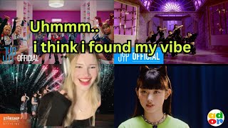 Reacting to KPOP girl groups for THE FIRST TIME Twice New Jeans Itzy IVE pt2 [upl. by Nosylla]