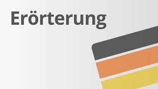 Deutsch Gliederung für Erörterungen erstellen  Deutsch  Textsorten und Aufsatz [upl. by Collete]