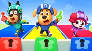 The Escape Room Challenge  Funny Cartoons for Kids  Police Cartoon  Sheriff Labrador [upl. by Aliban]