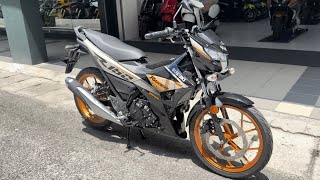 Suzuki Raider R150 2024  Metallic Matte Fibroin Grey Walkaround [upl. by Cummings]