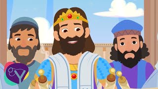 Solomon Animated with Lyrics  Bible Songs for Kids [upl. by Drofnats]