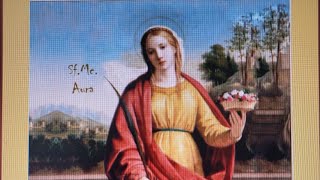 ACATISTUL SFINTEI MUCENIȚE AURA DIN OSTIA 🙏✝️💓 24 August [upl. by Tada450]