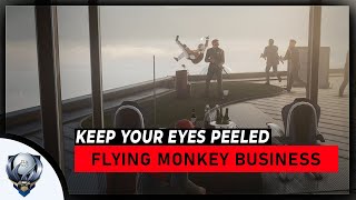 Hitman 3 Keep Your Eyes Peeled  Flying Monkey Business ChallengeFeat [upl. by Particia]