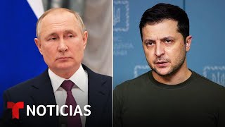 El espía vs el actor la lucha de Putin y Zelenskyy  Noticias Telemundo [upl. by Yves]