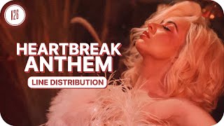 Galantis David Guetta amp Little Mix  Heartbreak Anthem  Line Distribution [upl. by Nezah]