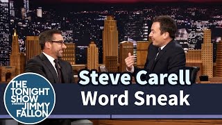 Word Sneak with Steve Carell [upl. by Brader183]