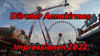 Dürener Annakirmes Impressionen 2022 [upl. by Aramanta124]