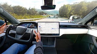 Tesla Self Driving vs Everyday Roads [upl. by Yerhpmuh]