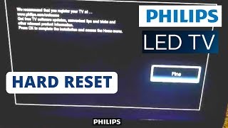 How to Reset PHILIPS Smart TV to Factory Settings  Hard Reset a PHILIPS Smart TV [upl. by Orose755]