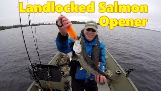 Landlocked Salmon Fishing New Brunswick Canada 2018 [upl. by Revned162]