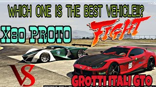 GTA 5 Online  New Vehicle Grotti Itali GTO vs X80 Proto quot DRAG RACE quot [upl. by Kristin]