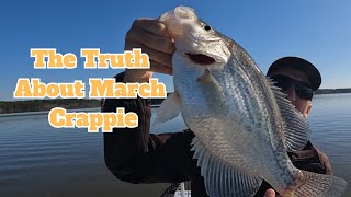 The Truth About March Crappie  Fishing with Livescope Footage [upl. by Noyad]